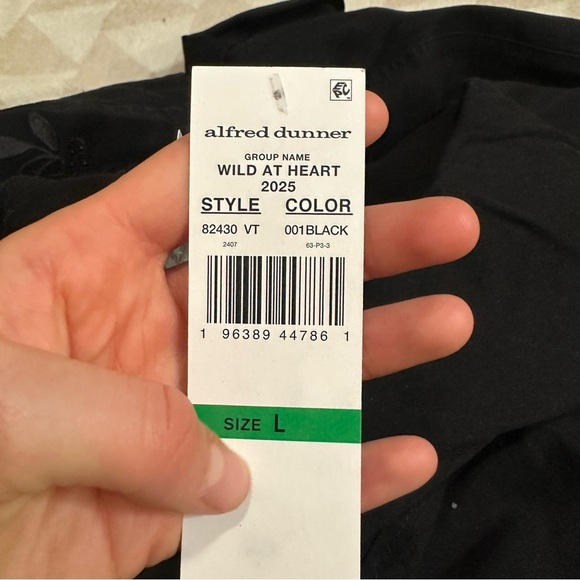 Alfred dunner Floral Embroidered Denim Jacket - Picture 4 of 4